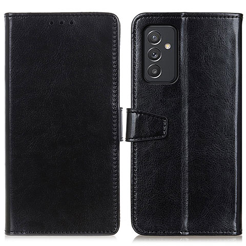 Custodia Portafoglio In Pelle Cover con Supporto A06D per Samsung Galaxy Quantum2 5G Nero