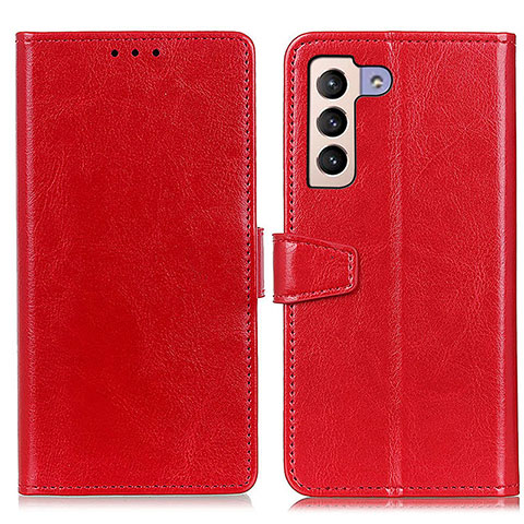 Custodia Portafoglio In Pelle Cover con Supporto A06D per Samsung Galaxy S22 Plus 5G Rosso