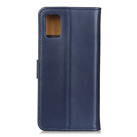 Custodia Portafoglio In Pelle Cover con Supporto A08D per Motorola Moto G100 5G Blu