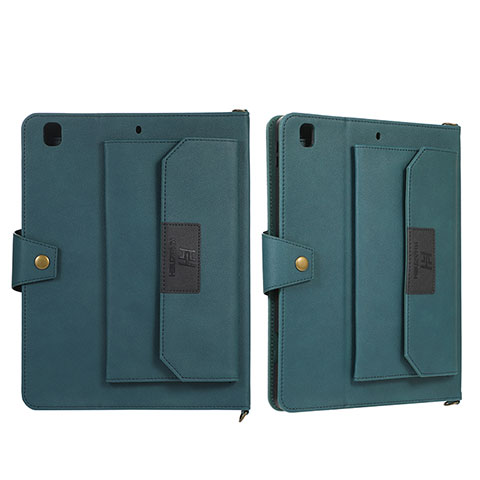 Custodia Portafoglio In Pelle Cover con Supporto AD1 per Apple iPad Air 3 Verde