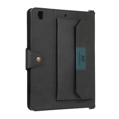 Custodia Portafoglio In Pelle Cover con Supporto AD1 per Apple iPad Pro 9.7 Nero