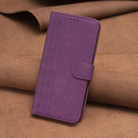 Custodia Portafoglio In Pelle Cover con Supporto B01F per Nokia C32 Viola