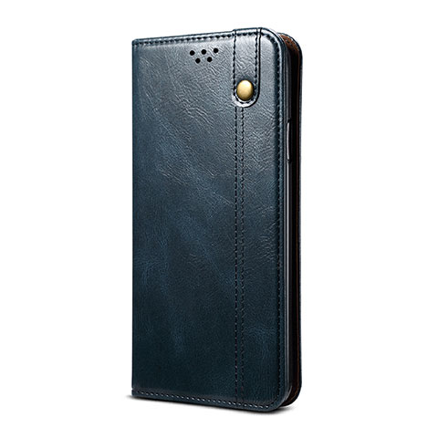 Custodia Portafoglio In Pelle Cover con Supporto B03S per Xiaomi Mi 10T Lite 5G Blu