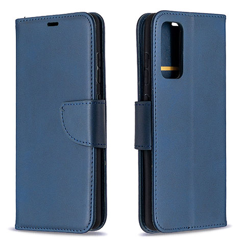 Custodia Portafoglio In Pelle Cover con Supporto B04F per Samsung Galaxy S20 FE 5G Blu