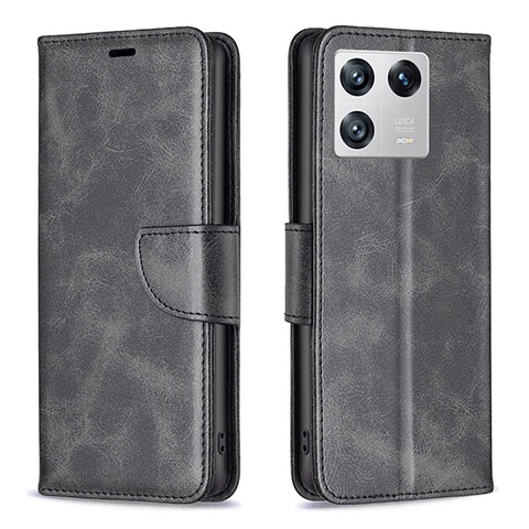 Custodia Portafoglio In Pelle Cover con Supporto B04F per Xiaomi Mi 13 5G Nero