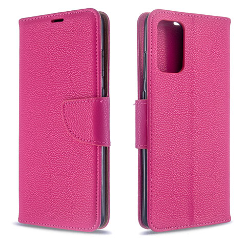 Custodia Portafoglio In Pelle Cover con Supporto B06F per Samsung Galaxy S20 Rosa Caldo
