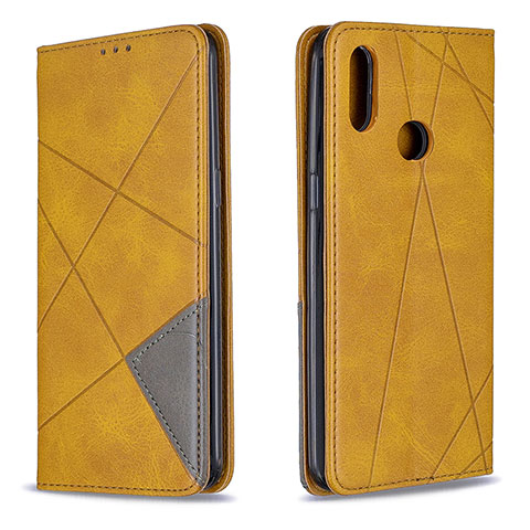 Custodia Portafoglio In Pelle Cover con Supporto B07F per Samsung Galaxy A10s Marrone Chiaro