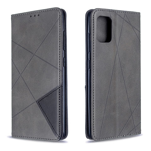 Custodia Portafoglio In Pelle Cover con Supporto B07F per Samsung Galaxy A51 5G Grigio