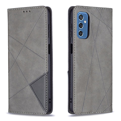 Custodia Portafoglio In Pelle Cover con Supporto B07F per Samsung Galaxy M52 5G Grigio