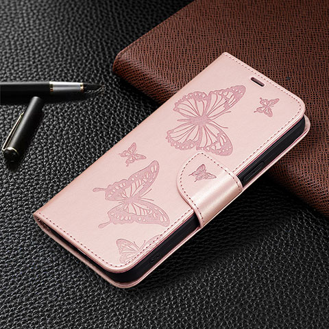 Custodia Portafoglio In Pelle Cover con Supporto B09F per Xiaomi Redmi Note 13 Pro 5G Oro Rosa