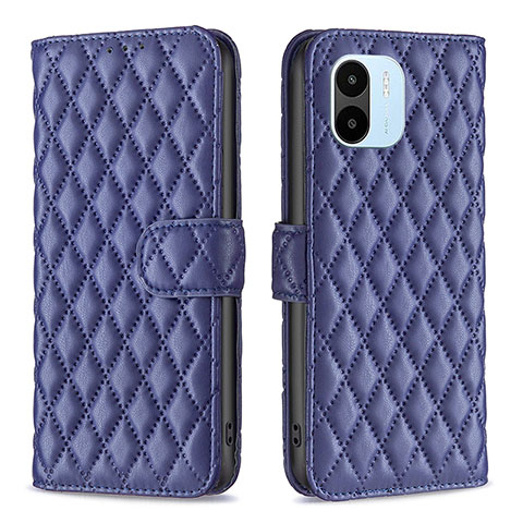 Custodia Portafoglio In Pelle Cover con Supporto B11F per Xiaomi Redmi A2 Plus Blu