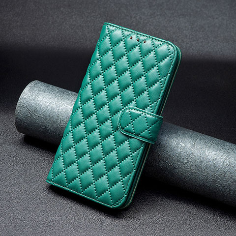 Custodia Portafoglio In Pelle Cover con Supporto B19F per Xiaomi Mi 14 5G Verde