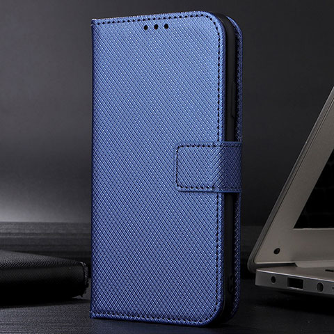 Custodia Portafoglio In Pelle Cover con Supporto BY1 per Samsung Galaxy XCover 6 Pro 5G Blu