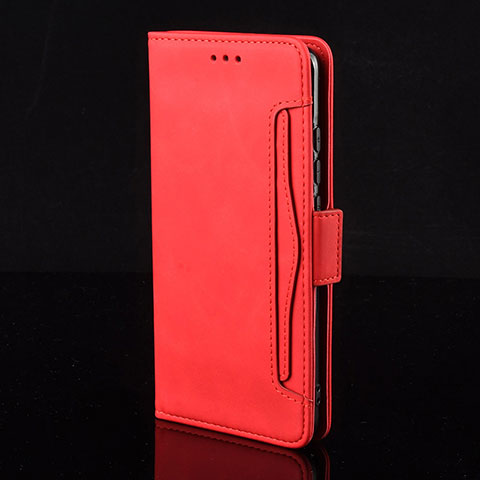 Custodia Portafoglio In Pelle Cover con Supporto BY2 per Xiaomi Mi 10i 5G Rosso