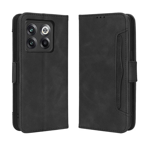 Custodia Portafoglio In Pelle Cover con Supporto BY3 per OnePlus 10T 5G Nero