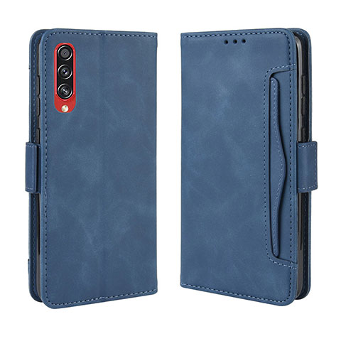 Custodia Portafoglio In Pelle Cover con Supporto BY3 per Samsung Galaxy A90 5G Blu