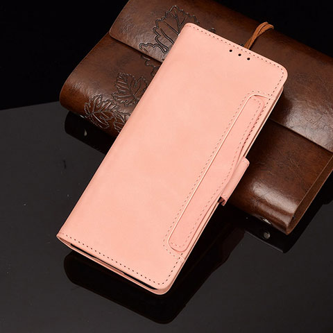 Custodia Portafoglio In Pelle Cover con Supporto BY3 per Samsung Galaxy Z Fold2 5G Rosa