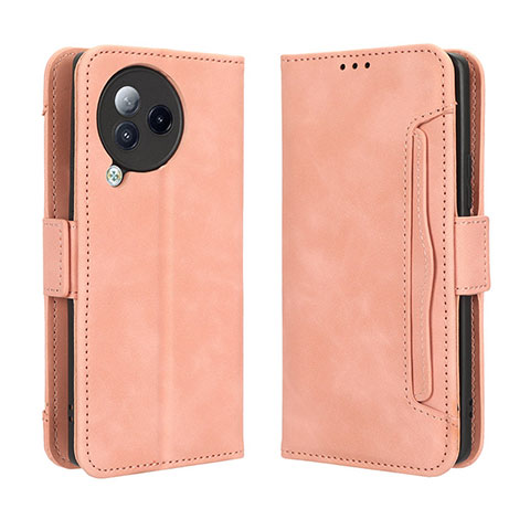 Custodia Portafoglio In Pelle Cover con Supporto BY3 per Xiaomi Civi 3 5G Rosa