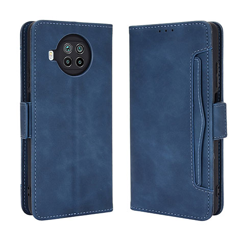 Custodia Portafoglio In Pelle Cover con Supporto BY3 per Xiaomi Mi 10i 5G Blu