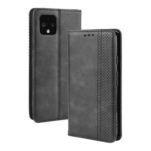 Custodia Portafoglio In Pelle Cover con Supporto BY4 per Google Pixel 4 XL Nero