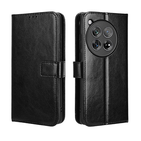 Custodia Portafoglio In Pelle Cover con Supporto BY5 per OnePlus 12 5G Nero