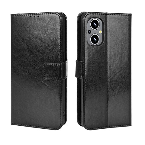 Custodia Portafoglio In Pelle Cover con Supporto BY5 per OnePlus Nord N20 5G Nero