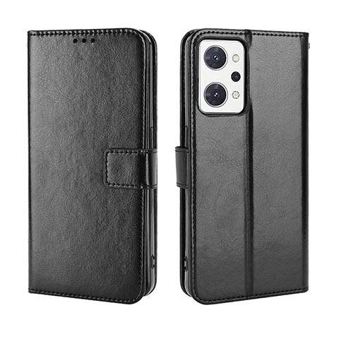 Custodia Portafoglio In Pelle Cover con Supporto BY5 per Oppo Reno7 A Nero