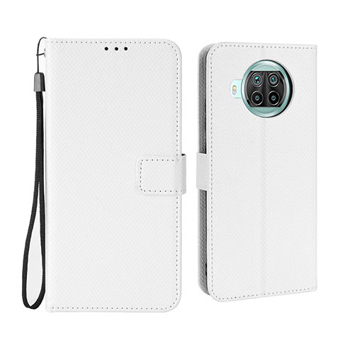 Custodia Portafoglio In Pelle Cover con Supporto BY6 per Xiaomi Mi 10i 5G Bianco