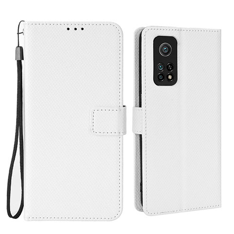 Custodia Portafoglio In Pelle Cover con Supporto BY6 per Xiaomi Mi 10T 5G Bianco