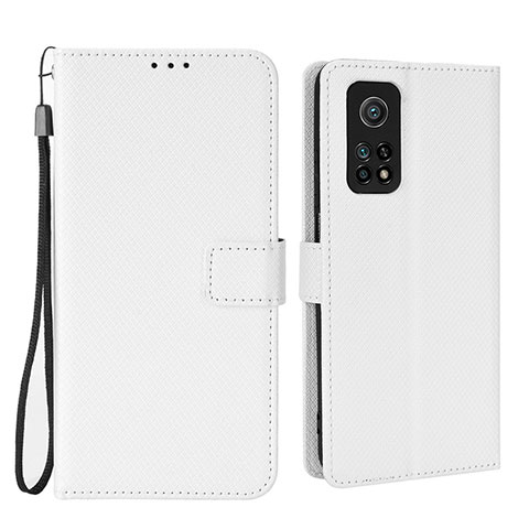 Custodia Portafoglio In Pelle Cover con Supporto BY6 per Xiaomi Mi 10T Pro 5G Bianco