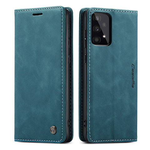 Custodia Portafoglio In Pelle Cover con Supporto C01S per Samsung Galaxy A33 5G Blu