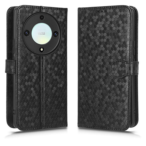 Custodia Portafoglio In Pelle Cover con Supporto C01X per Huawei Honor Magic5 Lite 5G Nero