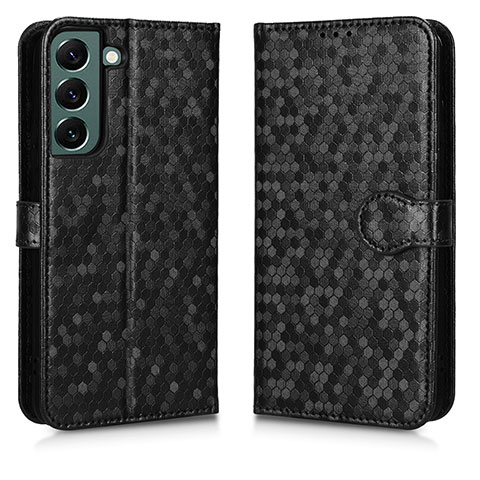 Custodia Portafoglio In Pelle Cover con Supporto C01X per Samsung Galaxy S24 Plus 5G Nero