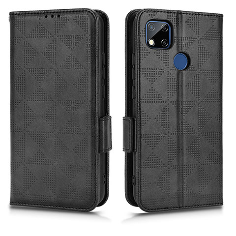 Custodia Portafoglio In Pelle Cover con Supporto C02X per Xiaomi Redmi 9C NFC Nero