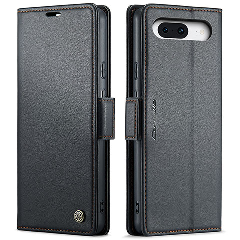 Custodia Portafoglio In Pelle Cover con Supporto C03S per Google Pixel 8a 5G Nero