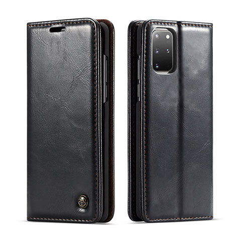 Custodia Portafoglio In Pelle Cover con Supporto C06S per Samsung Galaxy S20 Plus Nero