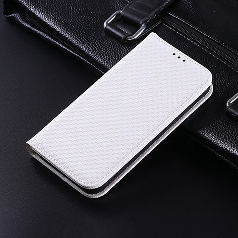 Custodia Portafoglio In Pelle Cover con Supporto C06X per Google Pixel 6 5G Bianco