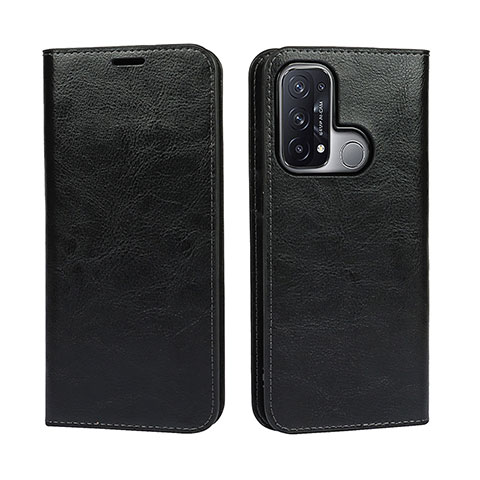 Custodia Portafoglio In Pelle Cover con Supporto D07T per Oppo Reno5 A Nero