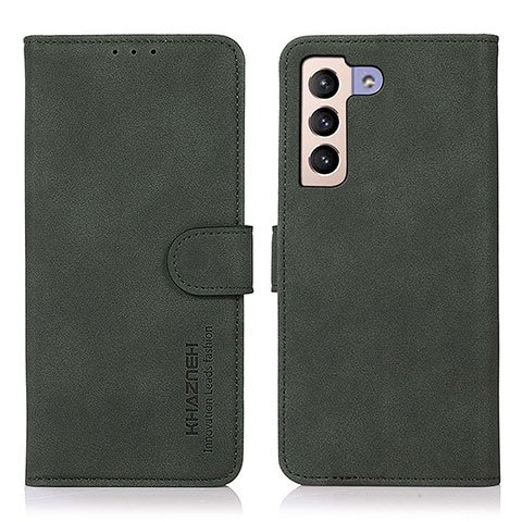 Custodia Portafoglio In Pelle Cover con Supporto D08Y per Samsung Galaxy S25 5G Verde