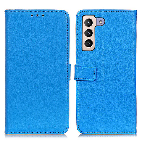 Custodia Portafoglio In Pelle Cover con Supporto D09Y per Samsung Galaxy S24 5G Cielo Blu