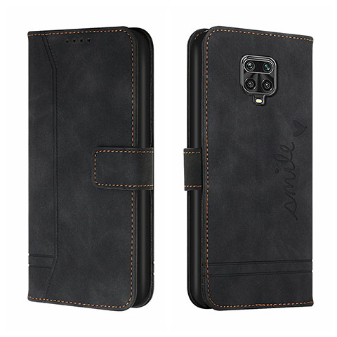 Custodia Portafoglio In Pelle Cover con Supporto H01X per Xiaomi Redmi Note 9 Pro Nero