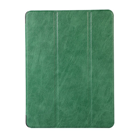 Custodia Portafoglio In Pelle Cover con Supporto H02 per Apple iPad Air 3 Verde