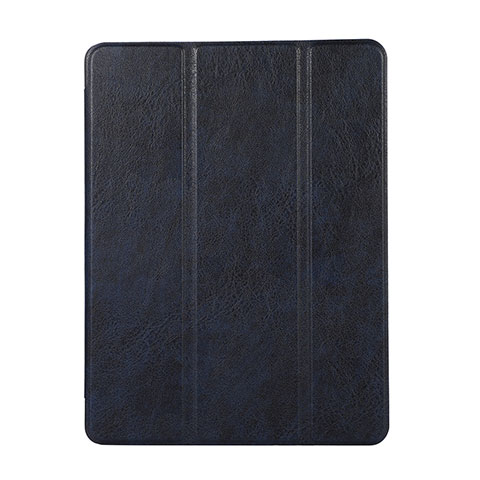 Custodia Portafoglio In Pelle Cover con Supporto H02 per Apple iPad Mini 4 Blu