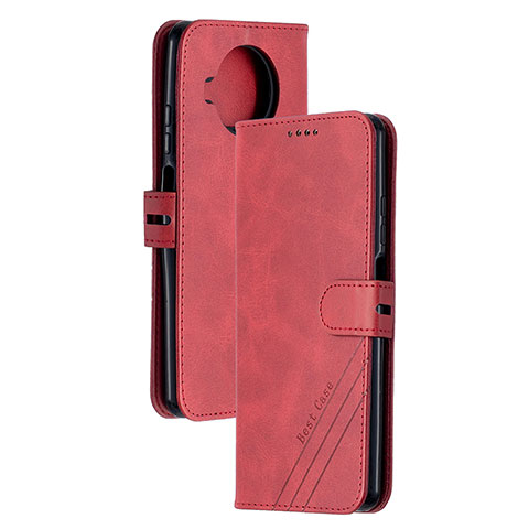 Custodia Portafoglio In Pelle Cover con Supporto H02X per Xiaomi Mi 10T Lite 5G Rosso