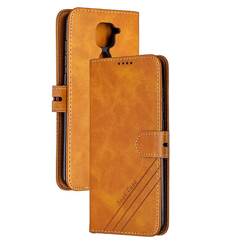 Custodia Portafoglio In Pelle Cover con Supporto H02X per Xiaomi Redmi 10X 4G Marrone Chiaro