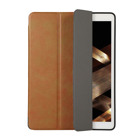 Custodia Portafoglio In Pelle Cover con Supporto H03 per Apple iPad Air 3 Marrone