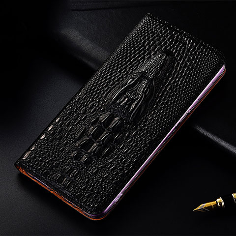 Custodia Portafoglio In Pelle Cover con Supporto H03P per Oppo Find X7 5G Nero