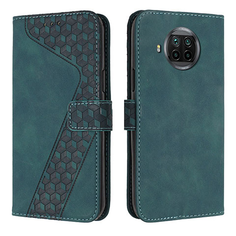 Custodia Portafoglio In Pelle Cover con Supporto H04X per Xiaomi Mi 10i 5G Verde