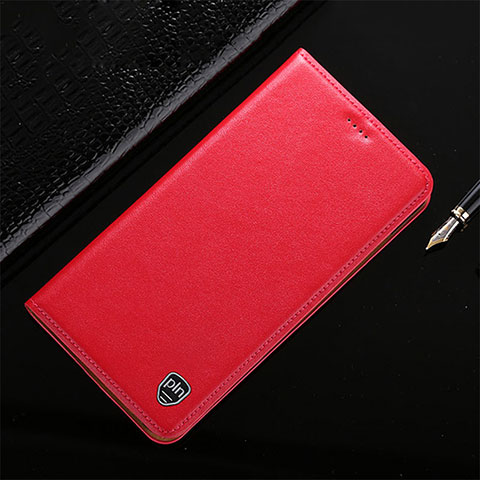 Custodia Portafoglio In Pelle Cover con Supporto H21P per Apple iPhone 12 Pro Rosso