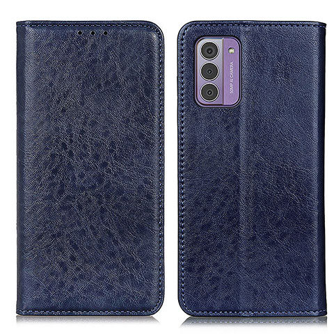 Custodia Portafoglio In Pelle Cover con Supporto K01Z per Nokia G310 5G Blu